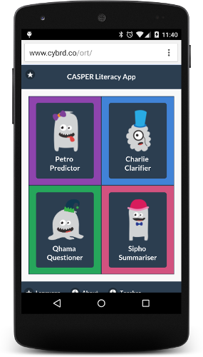 CASPER Literacy Mobile Web App